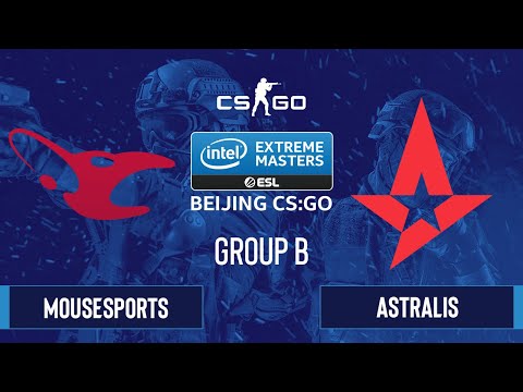 CS:GO - mousesports vs. Astralis [Dust2] Map 1 - IEM Beijing 2020 Online - Group B - EU