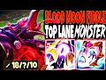 BLOOD MOON FIDDLESTICKS IS A SEASON 14 TOP LANE MONSTER (SKIN GIVEAWAY) | LoL Fiddle s14 Gameplay
