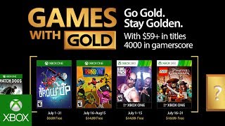 ESTOS SON LOS JUEGOS GRATIS DE JULIO PARA XBOX LIVE GOLD