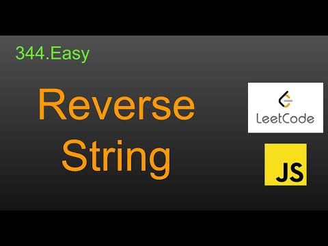 Leet Code 344 Reverse A String In Javascript