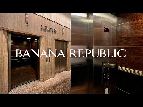Nice Westinghouse Traction Elevators - Banana Republic, Rockefeller Center - New York, NY