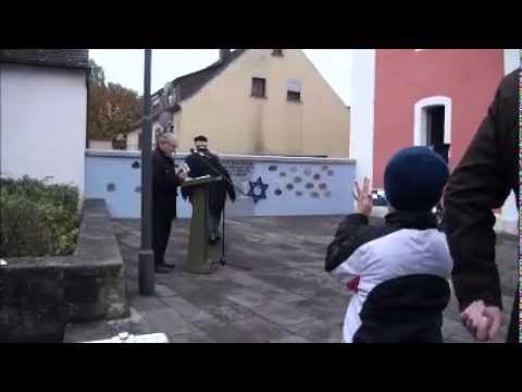 Shoah Gedenkstätte Einweihung Bechhofen M