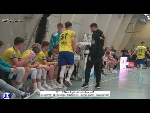 27:38 (10:19) HC Empor Rostock vs. Füchse Berlin Reinickendorf - 17.11.2024