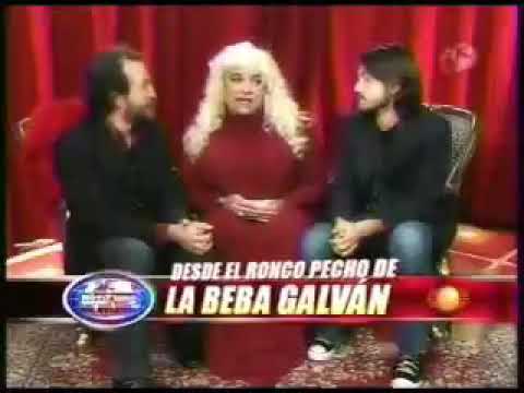 La Beba Galván con Diego Luna y Giménez Cacho (Diciembre 2008)