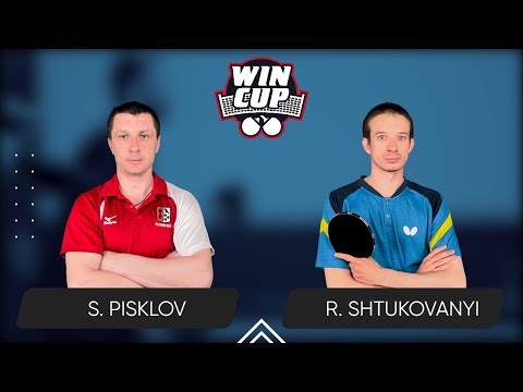 18:00 Serhii Pisklov - Roman Shtukovanyi West 3 WIN CUP 21.08.2024 | Table Tennis WINCUP