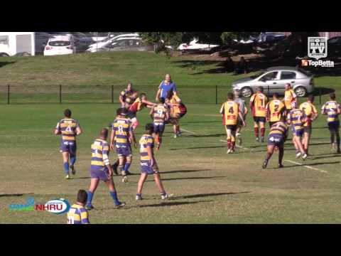 2016 NHRU Round 10 Premier 2 Highlights - Hamilton Hawks v Lake Macquarie Roos