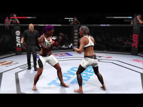 UFC2 Female Match: Unlucky Butal Headkick KO