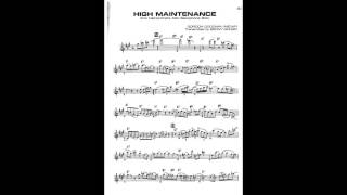 High Maintenance (Gordon Goodwin) - Eric Marienthal Solo Transcription