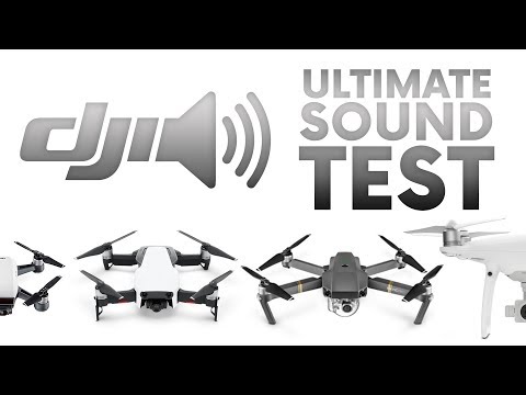 Ultimate DJI drones sound test