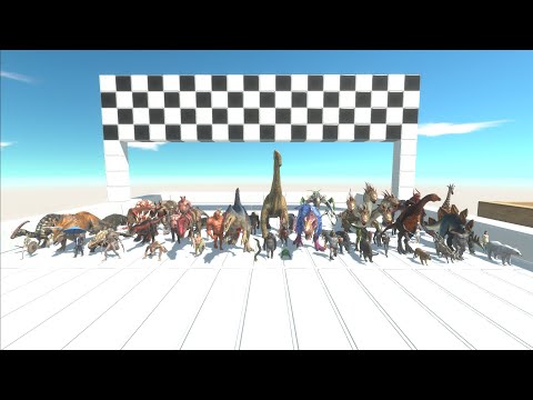 Survival Speed Race - Only 30 Will Survive - Animal Revolt Battle Simulator