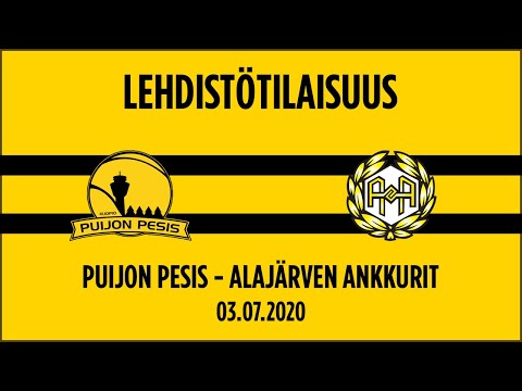 03.07.2020 Lehdistötilaisuus Puijon Pesis - Alajärven Ankkurit