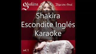 Shakira - Escondite Inglés - Karaoke