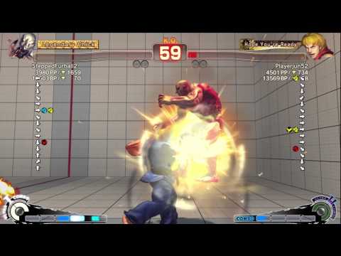 SteppedFurball2 (Seth) vs Bon (Ken) - AE 2012 Ranked Match *720p HD*