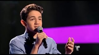 Sebastian canta “Glad you came” en “La Voz Kids”