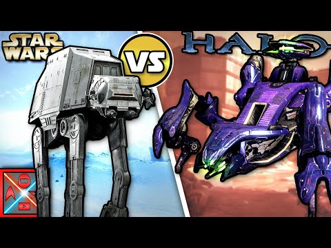 AT-AT KAMPFLÄUFER VS. SCARAB - STAR WARS vs. HALO - SCI-FI BASIS VERSUS