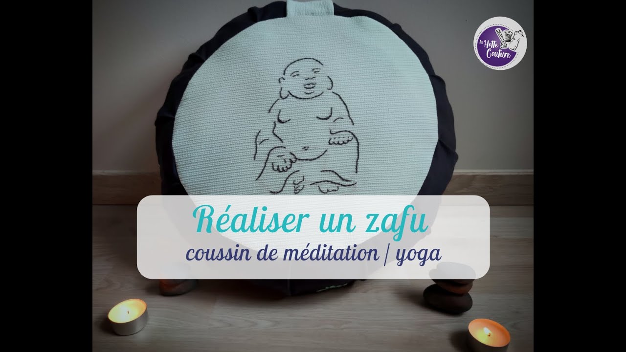 Coudre un coussin de méditation/yoga