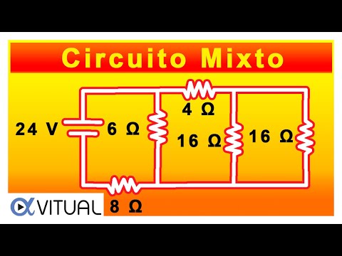 How to solve a mixed electrical circuit