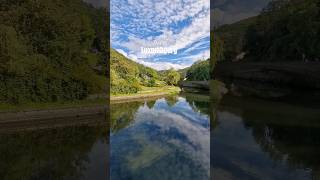 This is Esch-sur-Sûre on the banks of the Sûre River, Luxembourg 🇱🇺 #fyp #shorts #travel #luxembourg