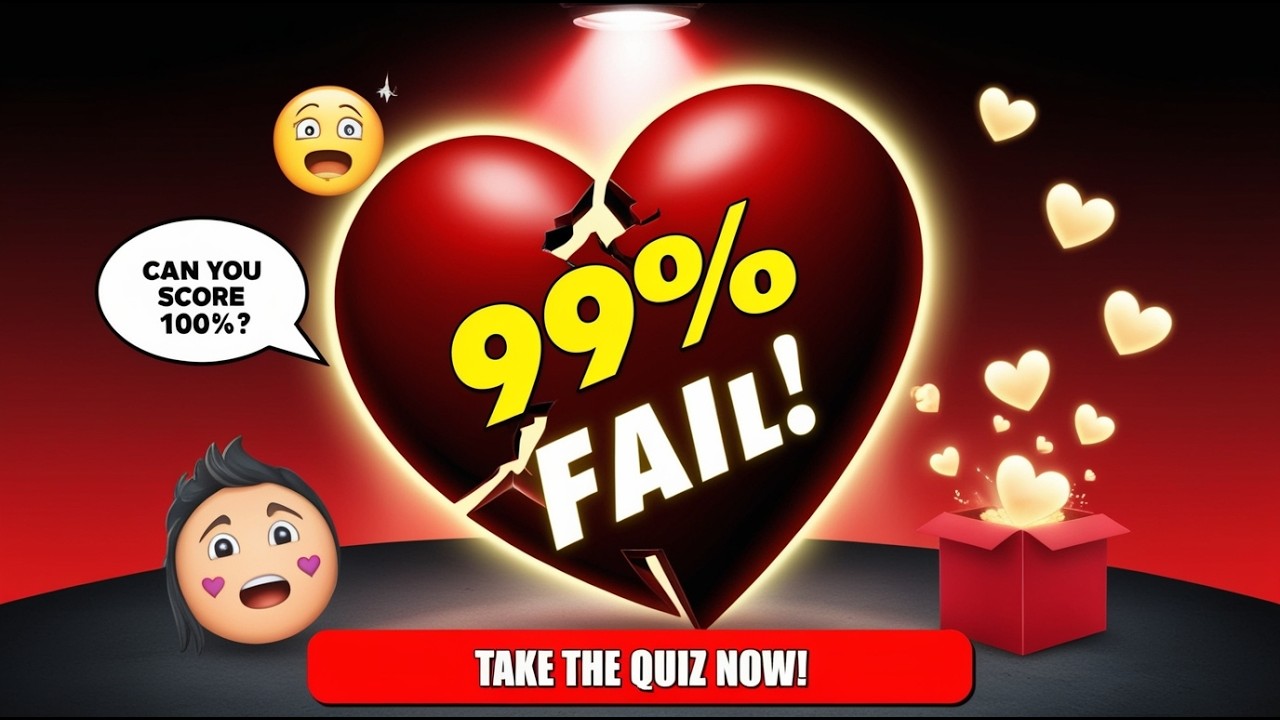 Valentine’s Day Trivia Quiz 💘 | Most People FAIL! Can You Get 100%?