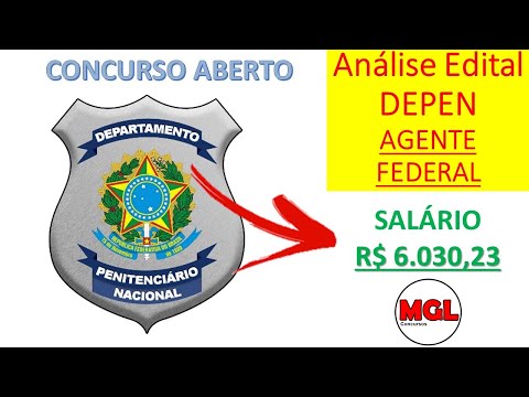 Análise Edital Agente Federal Execução Penal concurso DEPEN 2020