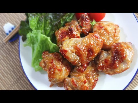 Garlic teriyaki chicken thighs.(Garlic teriyaki sauce recipe) にんにく照り焼きチキンの作り方(レシピ)