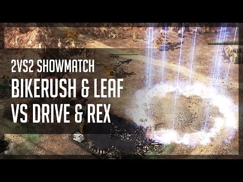 [C&C3: Kane's Wrath] 2vs2 Showmatch - BikeRush & Masterleaf Vs. Drive & Rex [Bo11]