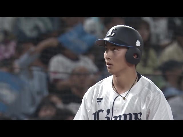 【6回裏】本日3打点!! ライオンズ・長谷川信哉 左中間を破るタイムリー3ベースヒット!! 2025年5月28日 埼玉西武ライオンズ 対 東北楽天ゴールデンイーグルス