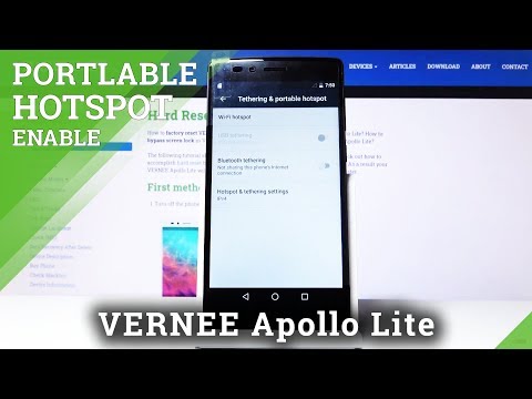 How to Activate Portable Hotspot in Vernee Apollo Lite – Wi-Fi Hotspot