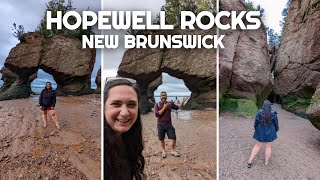 Amazing changing tides at Hopewell Rocks in New Brunswick, Canada | Hopewell Rocks Provincial Park