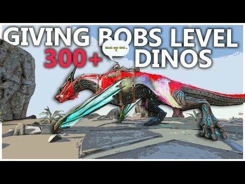 GIVING NOOBS LEVEL 300+ DINOS 2! SMALL TRIBES S4E36 | Ark Survival Evolved