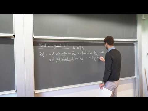 Le Bras lecture 4:  Fourier transform and the geometrization of local Langlands