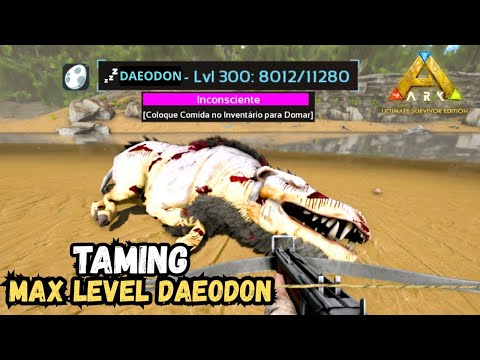 Max level Daeodon taming! Ark Survival evolved mobile