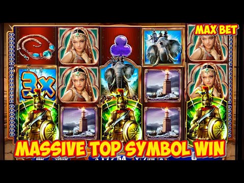 👑MASSIVE TOP SYMBOL WIN! Alexander The Great MAX BET Conquest -  Classic WMS Slot! 🎰💥 Live Play