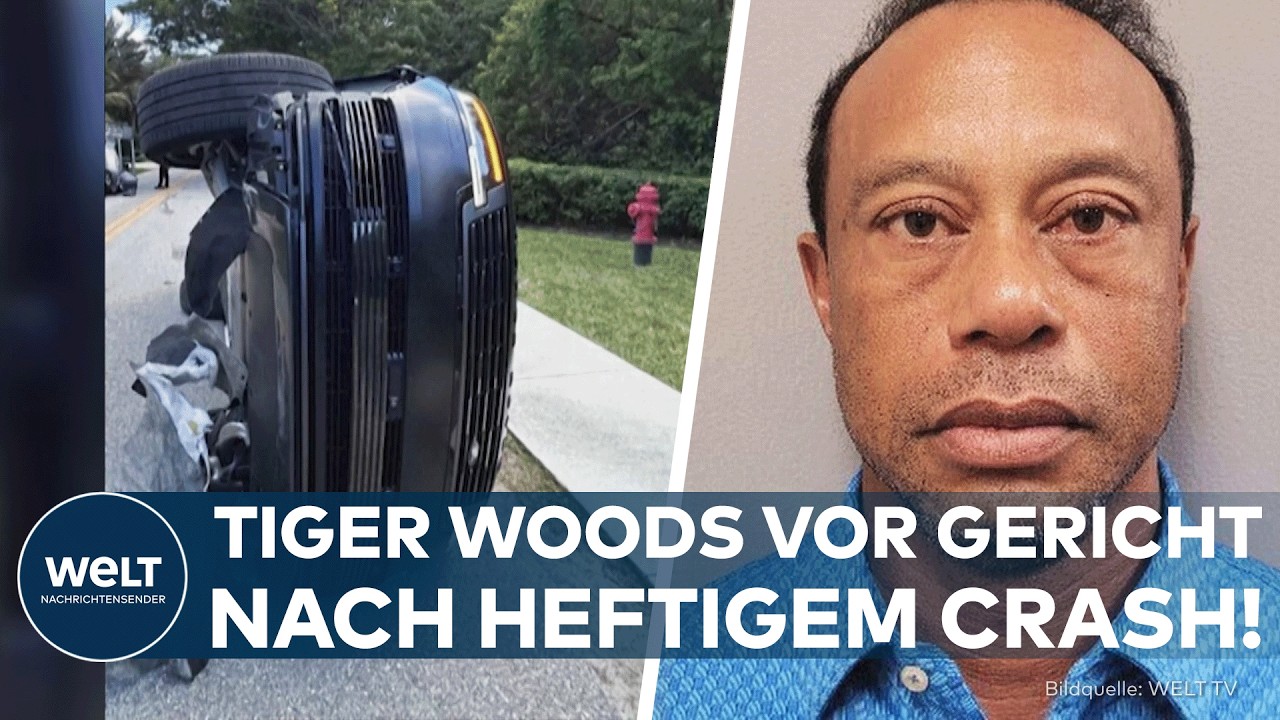 FLORIDA: Tiger Woods nach heftigem Auto-Crash angeklagt – Golfstar weist alle Vorwürfe zurück!