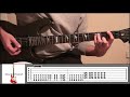 Blink 182 - Cacophony part 1 best guitar lessons tabs INTRO RIFF VERSE CHORUS INTERLUDE BRIDGE