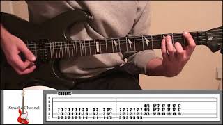 Blink 182 - Cacophony part 1 best guitar lessons tabs INTRO RIFF VERSE CHORUS INTERLUDE BRIDGE