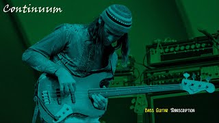 Jaco Pastorius-Continuum-Bass Transcription with Animated Tab & Notation
