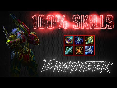 HoN OMG | 100% Skills - Engineer [4vs5] (18/5/10) ~ skado00sh