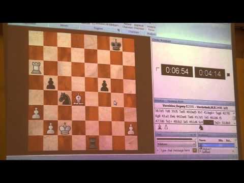 A 7.3. GM Evgeny E. VOROBIOV  - GM M.R. VENKATESH 1/2 - 1/2