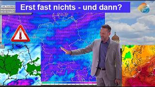 Erst fast nichts mit Hitze, dann Umstellung mit Regen-Chancen? Wetterb