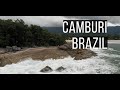 Camburi Beach Brazil Drone Footage Video 4k