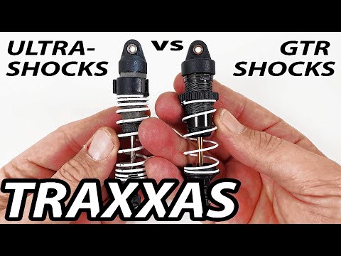 Traxxas GTR Shocks vs Ultrashocks! (Traxxas Upgrade for the Traxxas Rustler 4x4 & Slash 4x4 VXL)