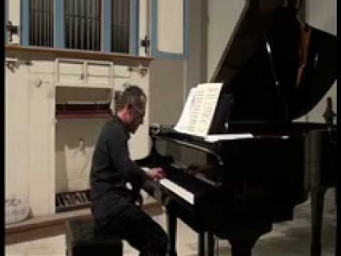 J.S.Bach Praeludium BWV 847 in Cmin - Marco Marconi (piano solo) - jazz impro..