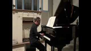 J.S.Bach Praeludium BWV 847 in Cmin - Marco Marconi (piano solo) - jazz impro..