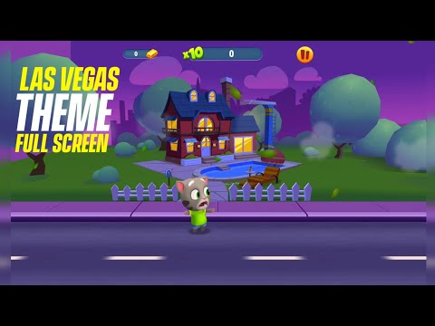 Talking Tom Gold Run Las Vegas Theme Full Android Pad Gameplay