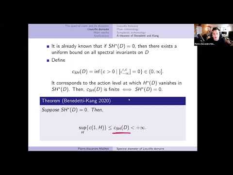The Spectral Diameter of a Liouville Domains and its Applications - Pierre-Alexandre Mailhot