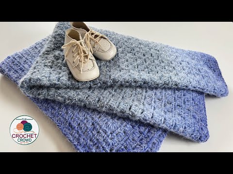 Left Hand Crochet for Beginners Baby Blanket Pattern The Crochet Crowd