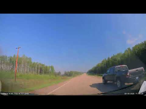 High Level to Hay River to Mackenzie Highway to the Liard Trail - 50x timelapse