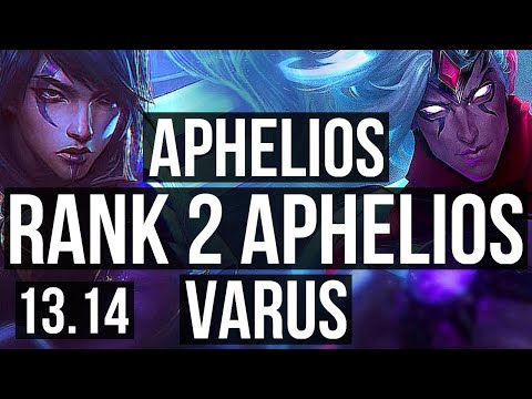APHELIOS & Maokai vs VARUS & Alistar (ADC) | Rank 2 Aphelios, 8/0/5, Rank 14 | KR Challenger | 13.14