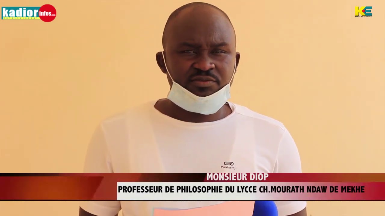 BAC 2020 Mr. Diop, philosophy professor, analyzes the subjects of the baccalaureate in philosophy
